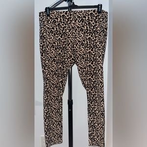 Lane Bryant leopard print legging